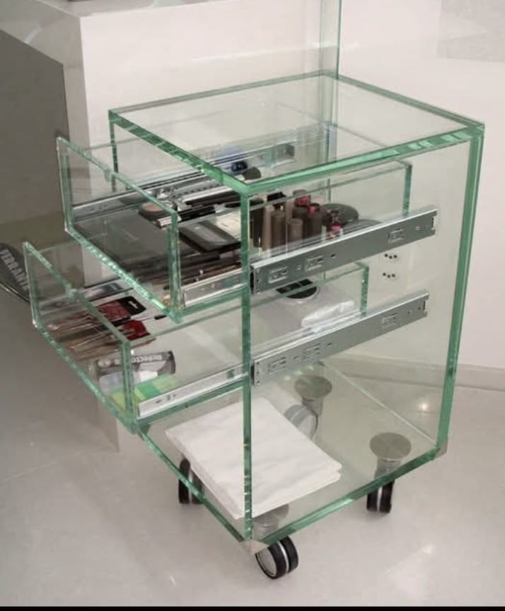 Custom Glass drawer