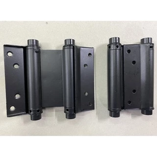 Double action spring hinges