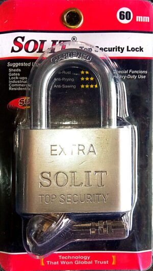 Extra solit top security padlock